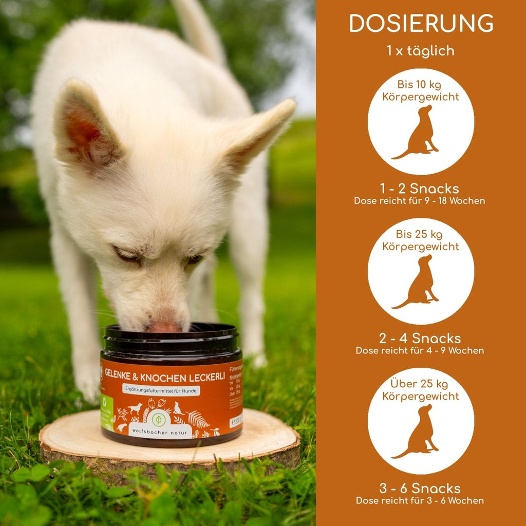 3er Sparset Gelenksnacks für Hunde - Wolfsbacher Natur - empact brands - 