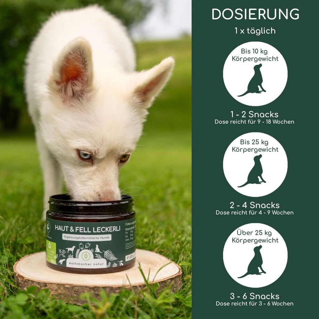 3er Sparset Haut & Fell Leckerli für Hunde - Wolfsbacher Natur - empact brands - 