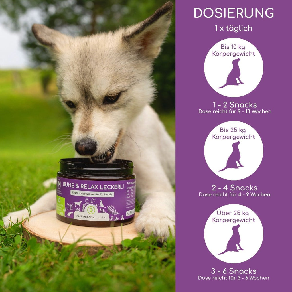 4er Sparset Ruhe & Relax Leckerli für Hunde - Wolfsbacher Natur - empact brands - 