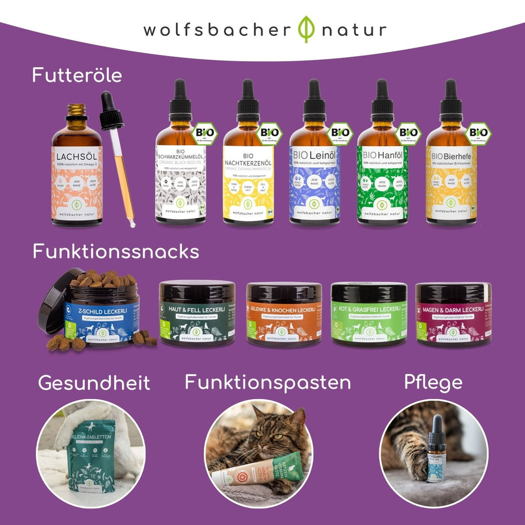 4er Sparset Ruhe & Relax Leckerli für Hunde - Wolfsbacher Natur - empact brands - 