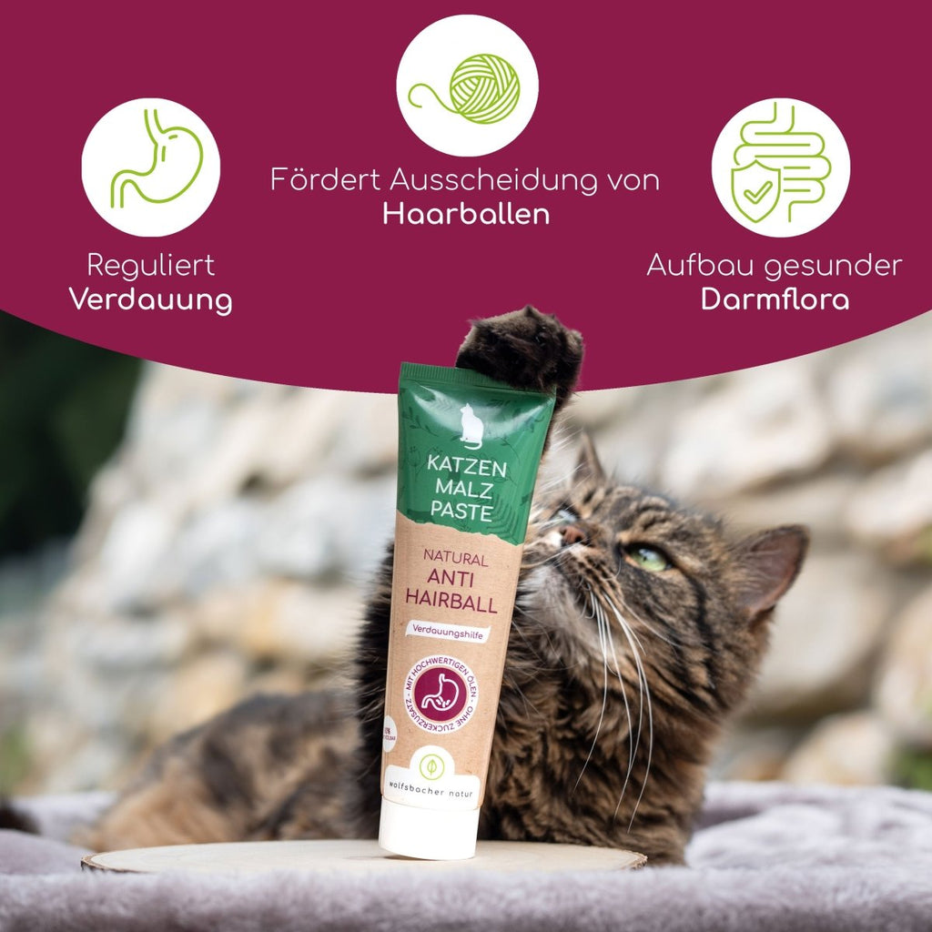 Anti - Hairball Paste - Wolfsbacher Natur - empact brands - 