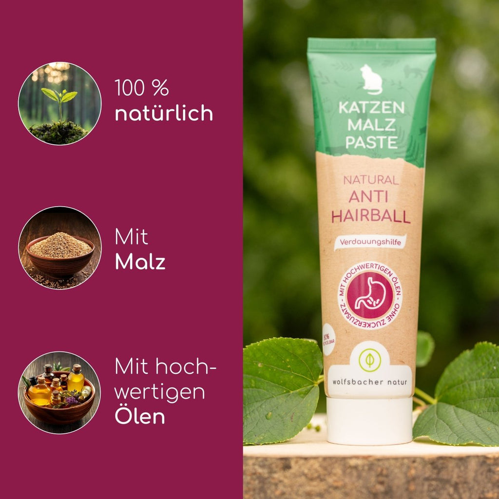 Anti - Hairball Paste - Wolfsbacher Natur - empact brands - 