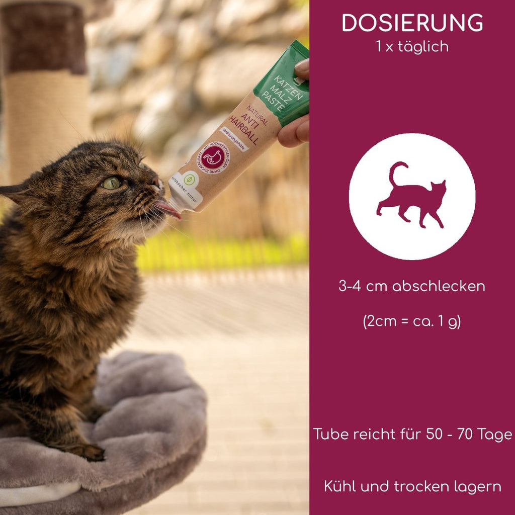 Anti - Hairball Paste - Wolfsbacher Natur - empact brands - 
