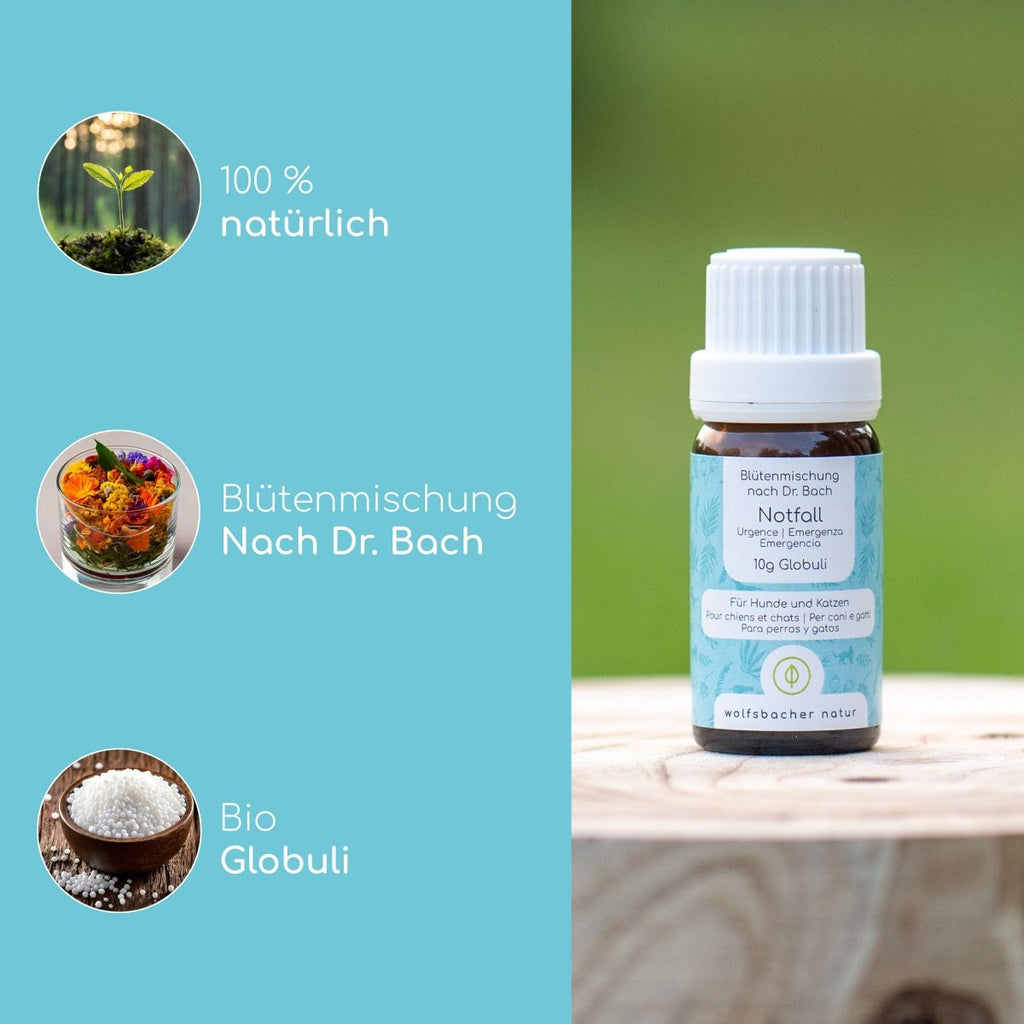 Bachblüten Globuli – Notfall - Wolfsbacher Natur - empact brands - 