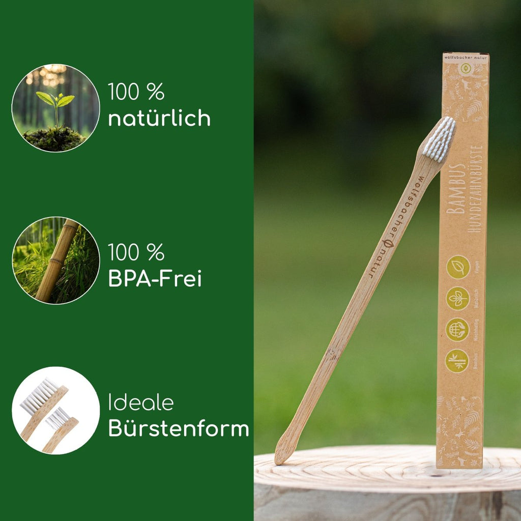 Bambus Zahnbürste - Wolfsbacher Natur - empact brands - 1 Stück