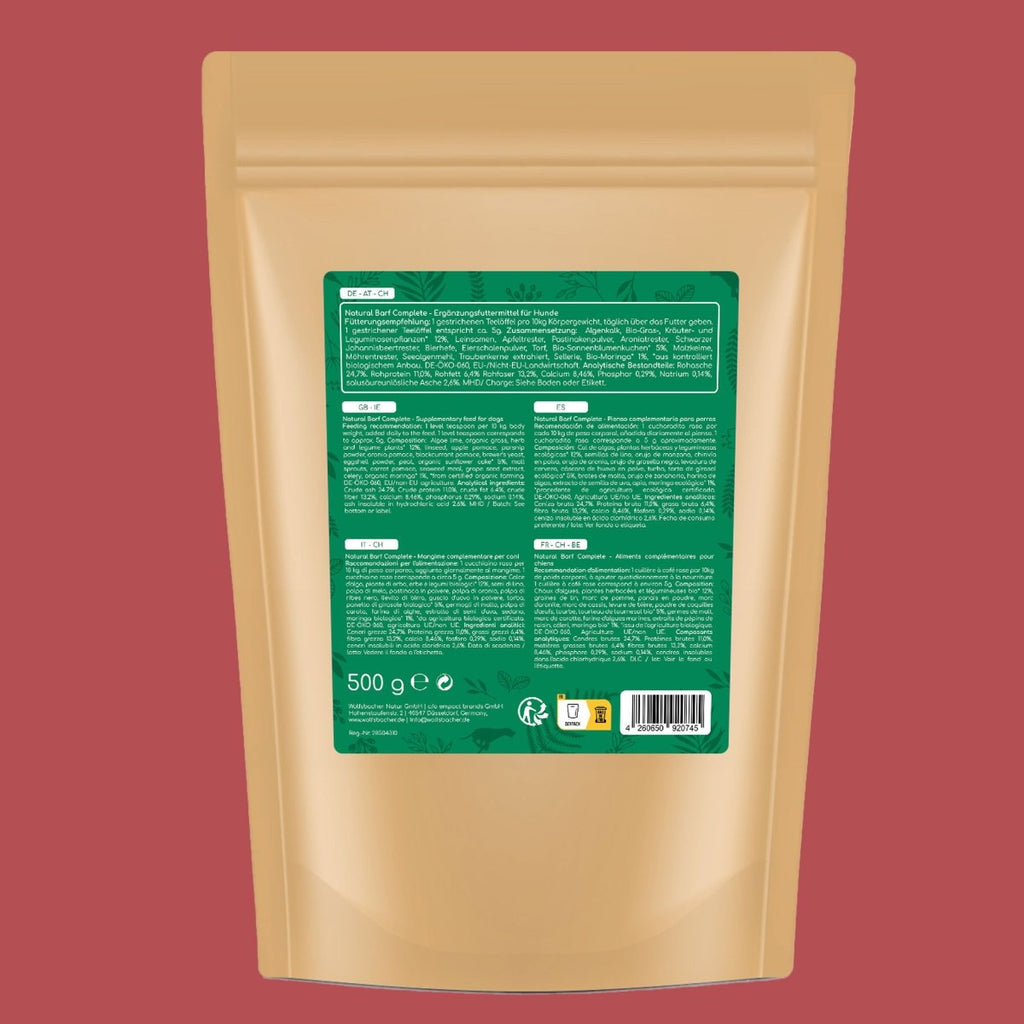 BARF Complete Pulver - Wolfsbacher Natur - empact brands - 