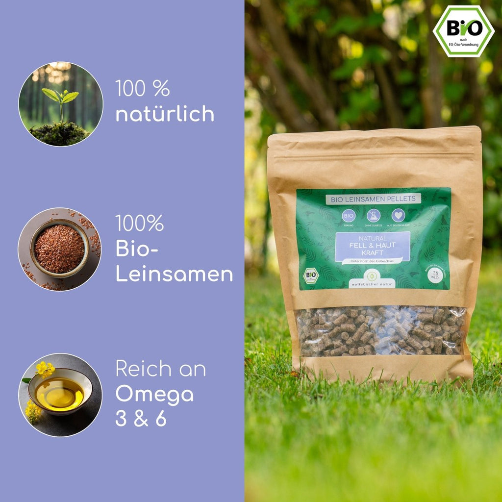 Bio Leinsamen Pellets - Wolfsbacher Natur - empact brands - Default