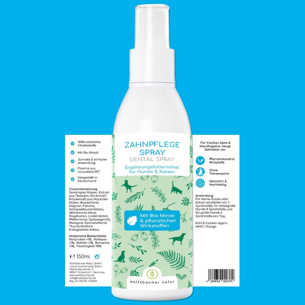 Dentalspray - Zahnpflege Spray mit Bio Minze - Wolfsbacher Natur - empact brands - 