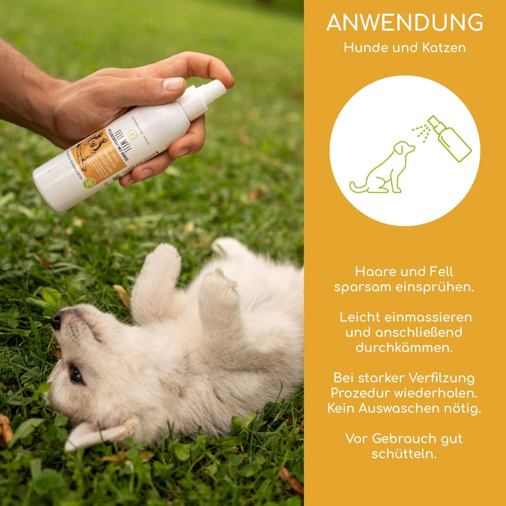 Fell Well - Kokos Fellpflege Spray - Wolfsbacher Natur - empact brands - 