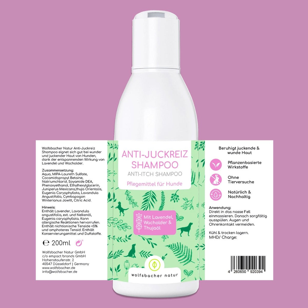 Happy Skin - Anti - Juckreiz Shampoo - Wolfsbacher Natur - empact brands - 