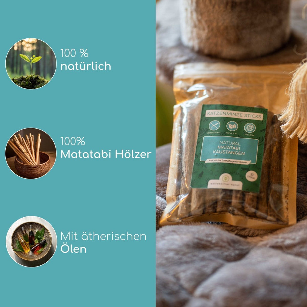 Matatabi Minze Sticks für Katzen - Wolfsbacher Natur - empact brands - Default