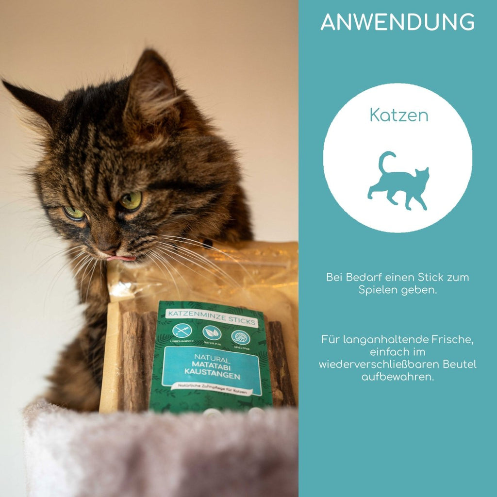 Matatabi Minze Sticks für Katzen - Wolfsbacher Natur - empact brands - Default