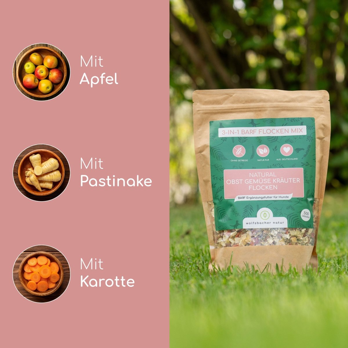 Petifool Barf Kräutergarten Für Hunde 750g - Geüseflocken Als Barf