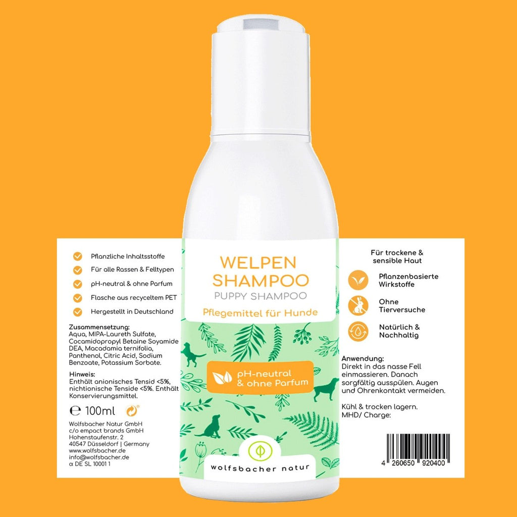Picco Bello - Welpen - Shampoo - Wolfsbacher Natur - empact brands - 