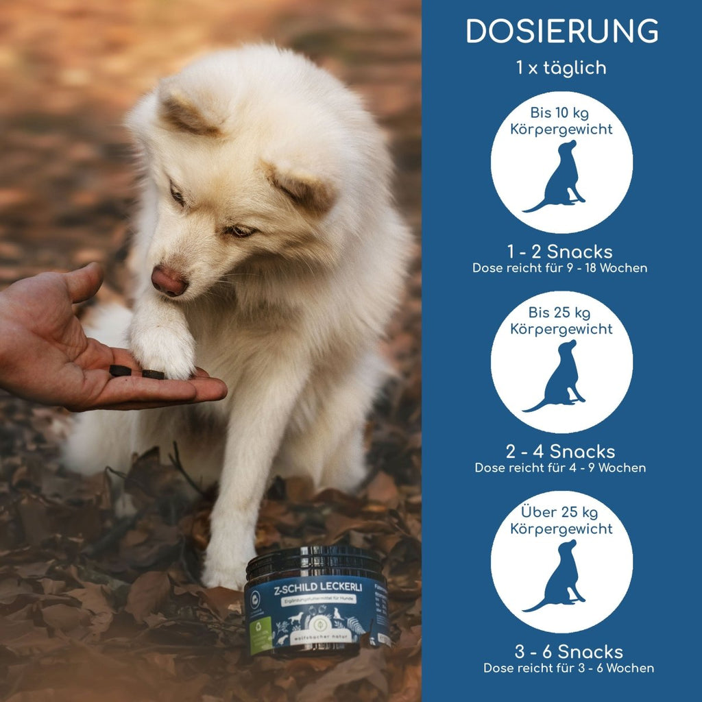 Z - Schild Snacks für Hunde - Wolfsbacher Natur - empact brands - 