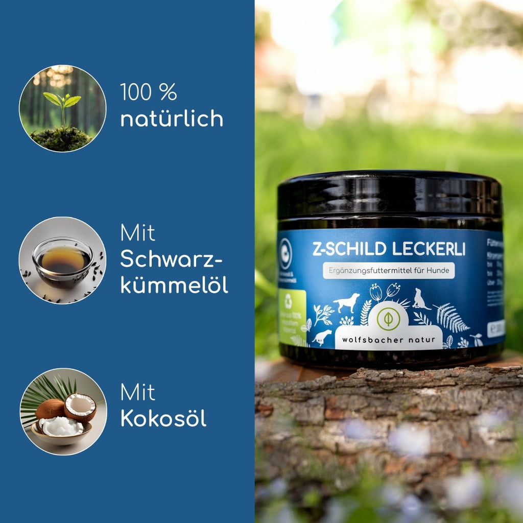 Z - Schild Snacks für Hunde - Wolfsbacher Natur - empact brands - 